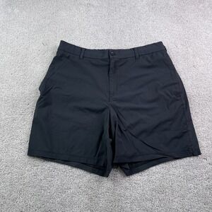VRST Shorts Mens Medium Black Athletic Tech Performance Activewear Golf
